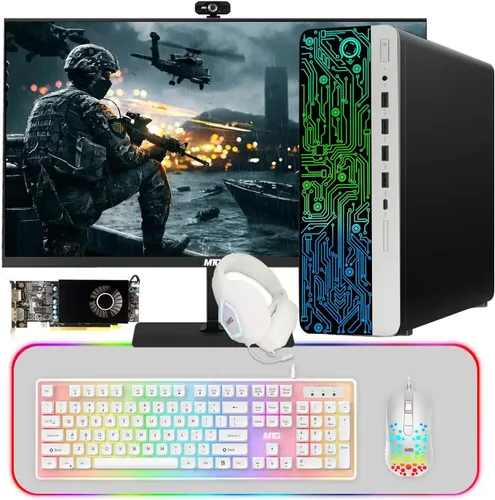 Miniatura 13 de PC de escritorio HP G3 para juegos, Intel Core i7 6ª generación, gráficos AMD RX 550, 32 GB de RAM, SSD de 1 TB, monitor MTG de 24 pulgadas, cámara