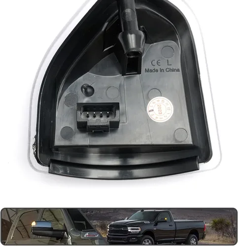 Miniatura 6 de 2 piezas de luz LED anaranjada para espejo y señal de giro para Dodge Ram 1500 2021 2022 2023, para Ram 1500 Classic 2022 2023, para Ram 2500 3500