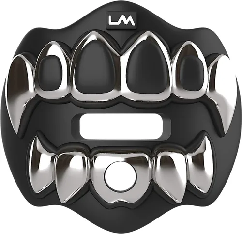 Miniatura 12 de Loudmouth - Protector bucal de fútbol, boquilla de fútbol 3D cromada, se adapta a adultos y jóvenes, accesorios de protección bucal