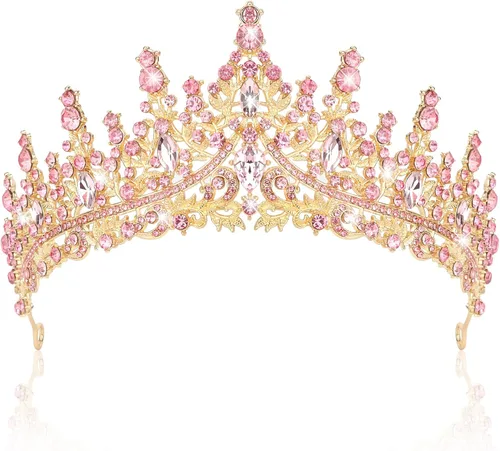 Miniatura 11 de CIEHER - Tiaras y coronas para mujeres y niñas - Regalos de corona para novia, boda, graduación, cumpleaños y Navidad