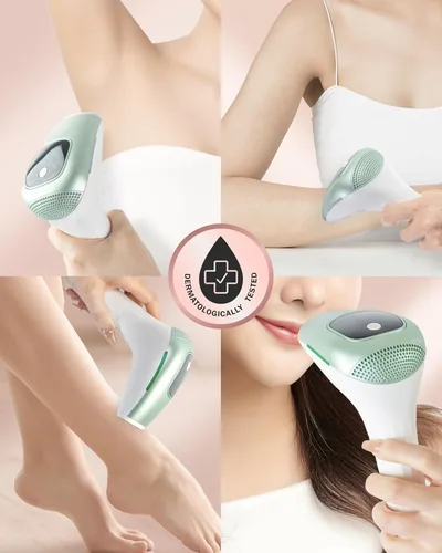 Miniatura 6 de Xsoul Depilación láser IPL, removedor de vello sin dolor para mujeres y hombres, ideal para axilas, piernas, cara y bikini, reducción de vello
