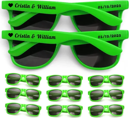 Miniatura 16 de Gafas de sol personalizadas para recuerdos de fiesta de boda, gafas de sol personalizadas a granel para hombres, padrinos de boda, adultos y mujeres
