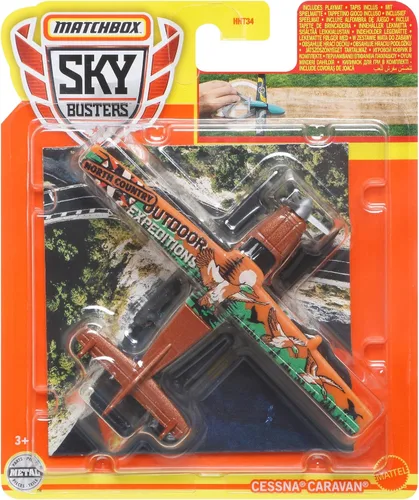 Miniatura 3 de Matchbox Sky Busters Twin Engine Blaze Buster 70 Años