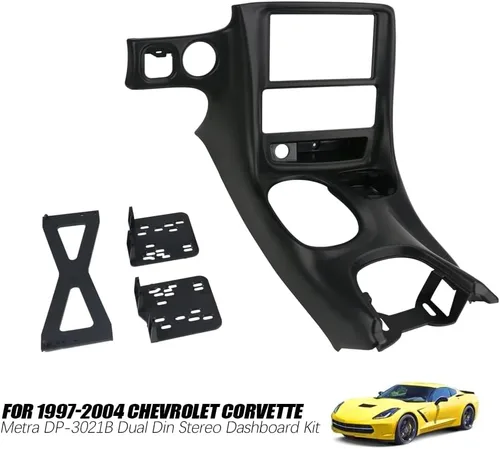 Miniatura 2 de PACEWALKER DP-3021B Kit de tablero estéreo doble DIN para Chevrolet Corvette C5 1997-2004 Número de pieza 10407815