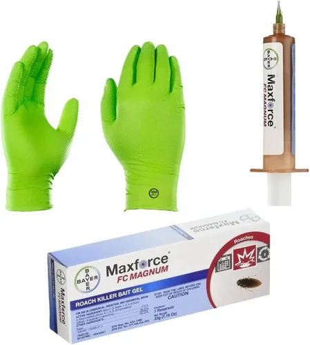 Magnum Maxforce Premium - Gel para cucarachas, reconocido por su eficacia en la lucha contra las cucarachas, compatible con guantes USA Supply