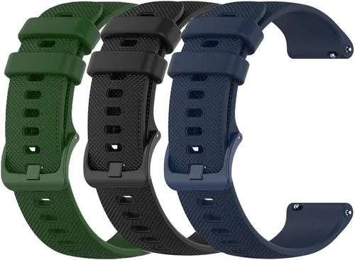Miniatura 19 de Correas de silicona de 0.73 pulgadas compatibles con Fossil Gen 6/5E de 1.73 pulgadas, Gen 5 LTE/Carlyle/Garrett/Julianna Reloj inteligente