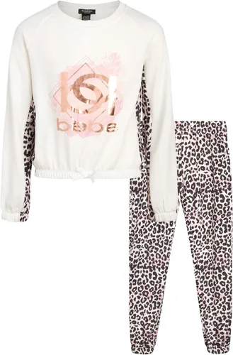 bebe Conjunto deportivo para niña 2 piezas de sudadera y pantalones deportivos de forro polar activo niña pequeñaniña grande