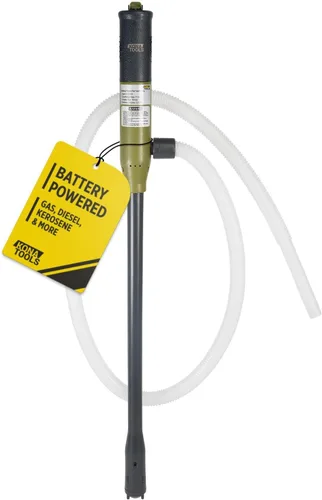 Miniatura 15 de Bomba portátil de transferencia de combustible con manguera de goma KTEP01MRUSB – Alimentada por batería y USB-C Boquilla de seguridad, manguera