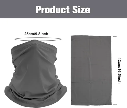 Miniatura 3 de Bufanda transpirable para el cuello, máscara facial para hombres y mujeres, senderismo, ciclismo, deportes, pesca, protección solar UV bandana