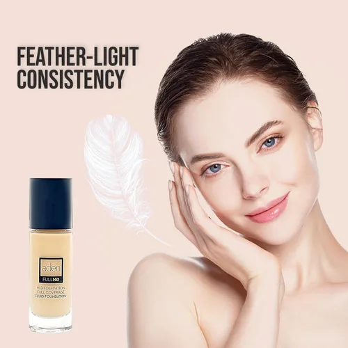 Miniatura 8 de aden Base de maquillaje fluida, 0.7 fl oz, resistente al sudor y al agua, base de cobertura completa, larga duración y alta definición, sin 04