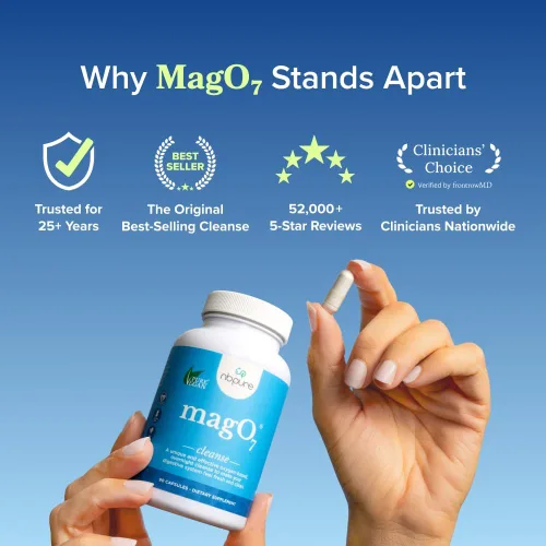 Miniatura 4 de nbpure MagO7 - Limpieza y desintoxicación natural de colon - Alivio ocasional del estreñimiento, suavizante de heces y apoyo de hinchazón
