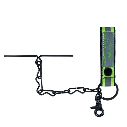 Miniatura 9 de MELOTOUGH Correa de cinta para cinturón de herramientas, portacinta para electricistas con cadena, llavero y mosquetón con gatillo