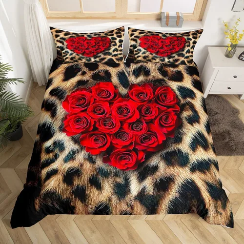 Miniatura 21 de Funda de edredón de caballo blanco y marrón, juego de ropa de cama 3D de animales de granja occidental para niñas y niños, funda de edredón