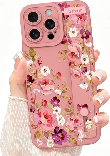 Miniatura 22 de Funda Wlxee para iPhone 15 Pro Max con patrón de ola, TPU suave con parachoques, cuero PU, diseño de cebra lindo para mujeres y niñas - Negro Gris