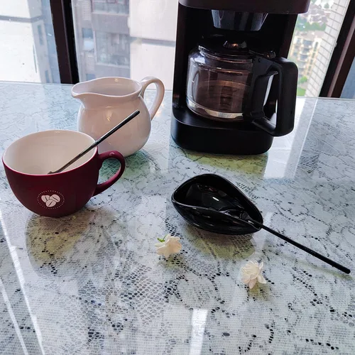 Miniatura 6 de Mini soporte para cuchara de café, pequeño soporte de cuchara de cerámica para agitadores de café, cucharadita, cuchara de bar, accesorios de barra