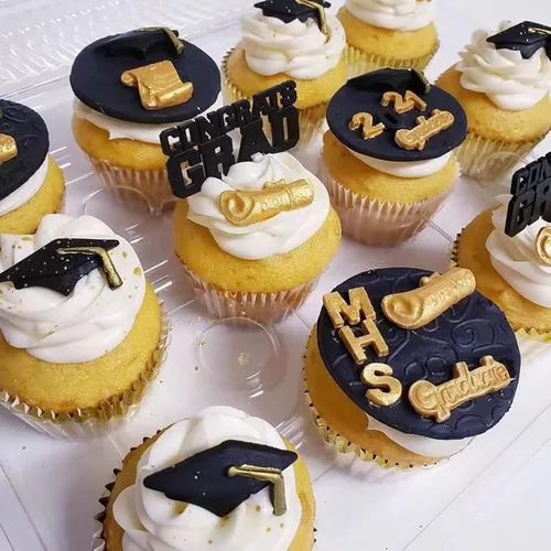 Miniatura 2 de Molde de 3 caramelos de graduación, molde de diploma de graduación para casquillo de doctorado, felicitaciones a graduados, gelatina, chocolate