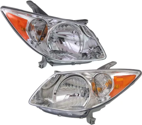 Miniatura 7 de KarParts360 Para 2005 06 07 2008 Pontiac Vibe Conjunto de faros delanteros lado del conductor w/bombillas reemplaza GM2502249