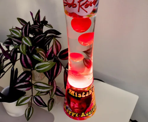 Miniatura 6 de Bob Ross Tie-Dye Motion - Luz de estado de ánimo 16 pulgadas de alto