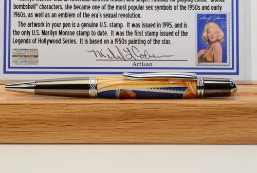 Miniatura 2 de Marilyn Elegant Gunmetal and Chrome Twist Pen