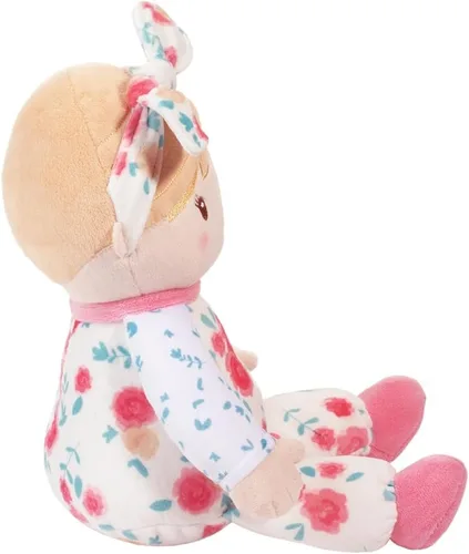Miniatura 5 de Muñeca de bebé suave floral Douglas Vera – Muñeca suave y adorable de primera para bebés, infantes y niños pequeños – 25 cm sentado y 33 cm