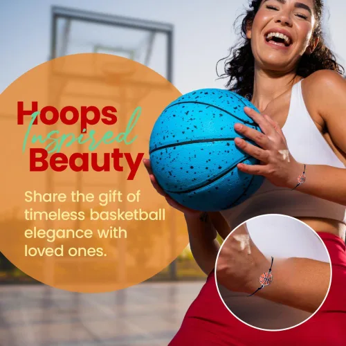 Miniatura 8 de Sportybella - Pulsera de baloncesto – Cuerda ajustable de cuerda de paracaídas, regalos para jugadores de baloncesto, se adapta a muñecas de 5 a 8