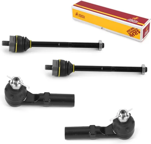 Miniatura 181 de Metrix Premium Chassis Parts - Juego de 4 barras de acoplamiento interior y exterior para Audi A3 15-16, Seat Leon 06-20 (México), 09-17 Volkswagen