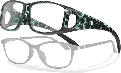 Miniatura 8 de LVIOE Fit Over Blue Light Blocking Glasses and Computer Eyewear- Wear Over Prescription Glasses/Reading Glasses/RX Glasses