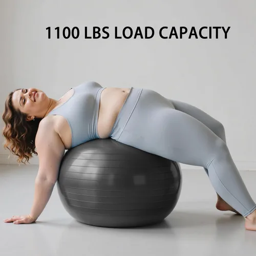 Miniatura 5 de Exercise Balls Set 22-30 Inch & 9 Inch, Small Pilates Ball with Pump, Pregnancy Ball for Women, Yoga Balls for Exercise, Small Exercise Ball for