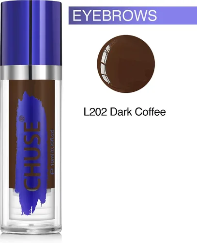 Miniatura 5 de CHUSE Pigmentos de cejas PMU 0.35oz/0.3 fl oz (L202 café oscuro)