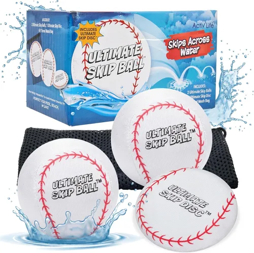 Activ Life - Pelotas de agua más grandes de 3 pulgadas, pelota de rebote de agua para piscina, juguetes de playa para amigos, familia, niños y