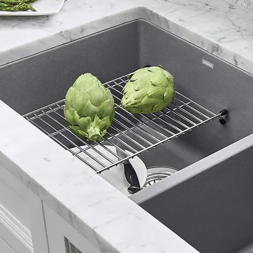 Miniatura 4 de BLANCO Precis - Rejilla flotante de acero inoxidable para fregadero