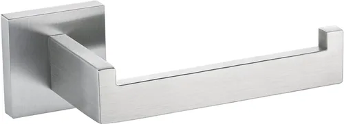 TQKAG Soporte de papel higiénico de níquel cepillado SUS304 de acero inoxidable moderno cuadrado para rollo de papel higiénico de montaje en pared,