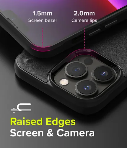 Miniatura 4 de Ringke Onyx - Funda compatible con iPhone 13 Pro, silicona flexible extremadamente resistente, tipo TPU a prueba de golpes, cubierta de protección
