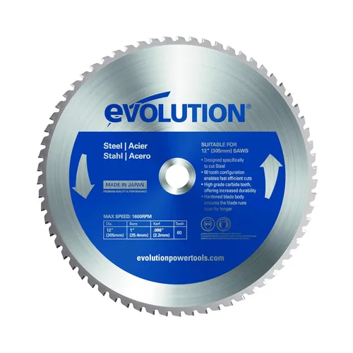 Miniatura 7 de Evolution 14BLADESS Cuchilla de acero inoxidable de 90 dientes de 14" Cuchilla de sierra TCT para Evolution S14CPS, S15CPS, S355MCS, S355CPSL
