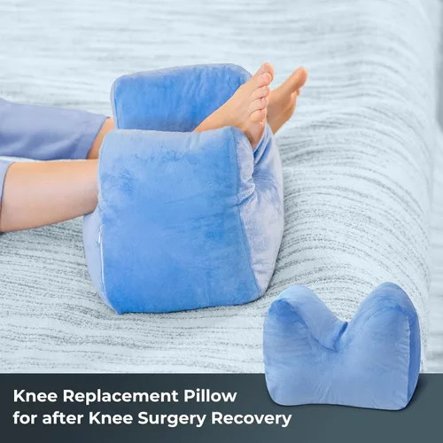 Miniatura 7 de EKEPE Almohada quirúrgica de reemplazo de rodilla para recuperación posoperatoria, cirugía de ACL, cirugía de rodilla y recuperación de cirugía