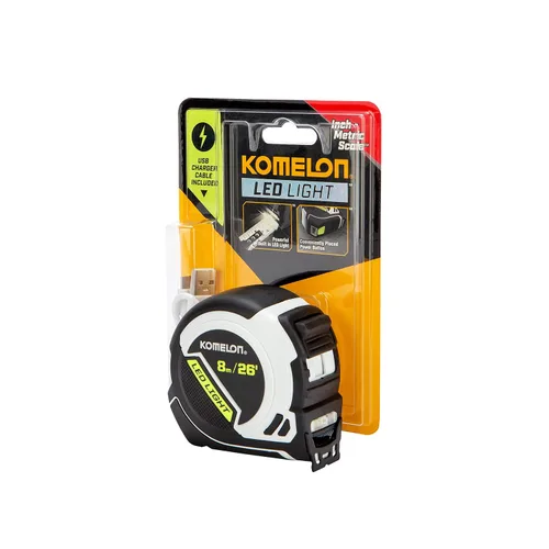 Miniatura 2 de Komelon Cinta métrica LED de 26.2 ft/26' - métrica en pulgadas