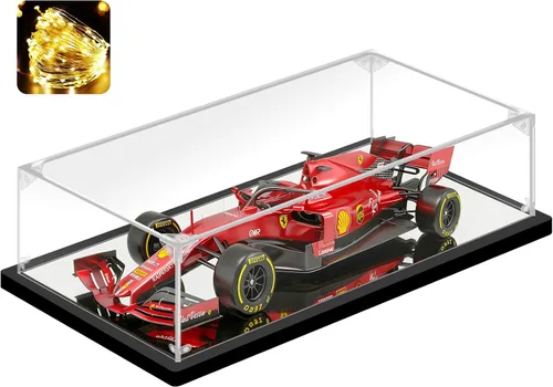 Miniatura 10 de Vitrina acrílica para coleccionables, caja de exhibición para ensamblar para Lego 75300 75304 75349, modelo de casco, caja acrílica transparente