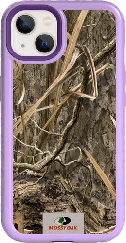 Miniatura 126 de cellhelmet Mossy Oak Agua Yellowfin Funda de doble capa en gris diseñada para iPhone 13 Mini a prueba de golpes y caídas, duradera, como se ve
