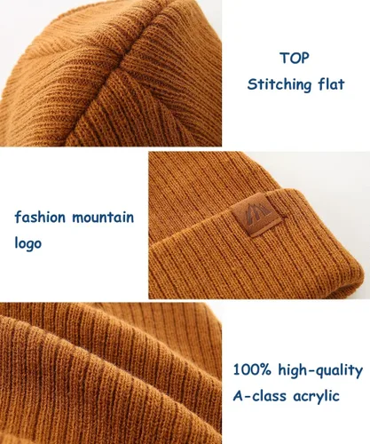 Miniatura 4 de LMLALML Gorro para niños pequeños, elegante gorro de invierno de punto para niños pequeños
