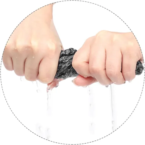 Miniatura 4 de Etercycle 2 piezas de malla de ganchillo para el cabello, redecilla de ganchillo de punto de rayón suave, gorra de dormir de ganchillo para mujer