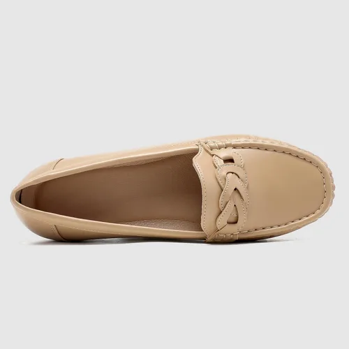 Miniatura 3 de Cestfini Penny Loafers for Women Shoes Dressy Casual, Wedge Heel Shoes Comfort for Work, Slip On Braided Moccasins Driving Closed Toe Shoes