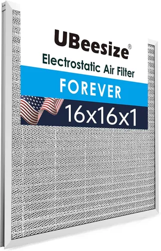 Miniatura 22 de UBeesize 20x25x1 Filtro de aire electrostático reutilizable para HVAC y aire acondicionado, filtro para estufa, MERV 8, lavable, dura toda la vida