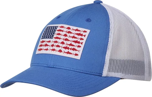 Miniatura 173 de Columbia - Gorra de malla con bandera con árboles unisex para adultos, corona alta