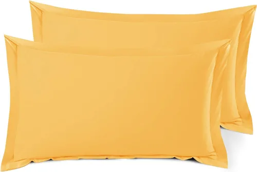Miniatura 75 de Nestl Juego de 2 fundas tipo sham de almohada suaves - Fundas de almohada de microfibra de doble cepillado - Fundas de almohada de cama premium