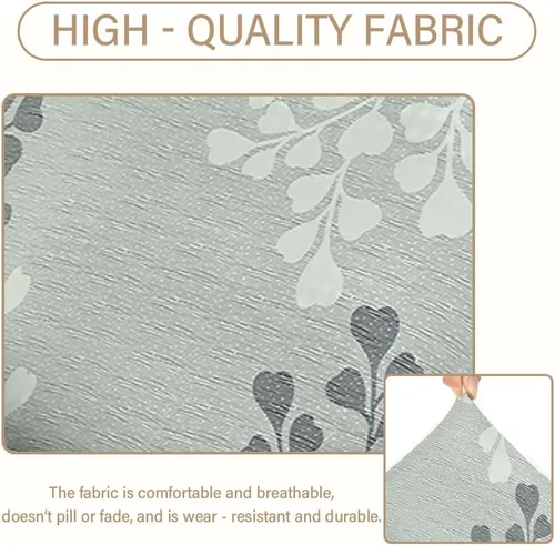 Miniatura 6 de Funda elástica para silla mecedora de guardería, funda estampada para sillón con acento mecedor, para sala de estar, dormitorio, oficinas, 01
