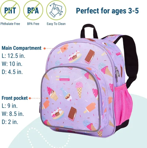 Miniatura 4 de Wildkin - Mochila de 12 pulgadas para niña.