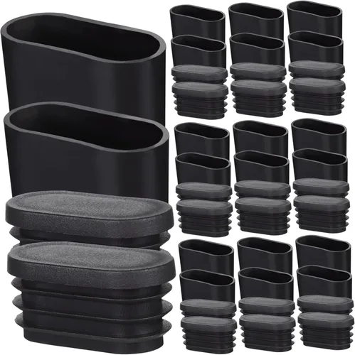 40 protectores de suelo de vinilo flexible para patas de silla, para mesa, cama, sillas de jardín, fundas para pies de silla con almohadillas de