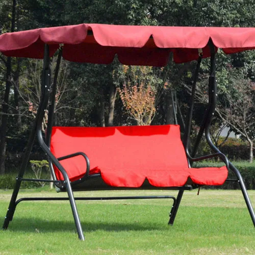 Miniatura 3 de Funda para columpio, 3 fundas de cojín para hamaca de patio al aire libre, funda de repuesto para tres columpios