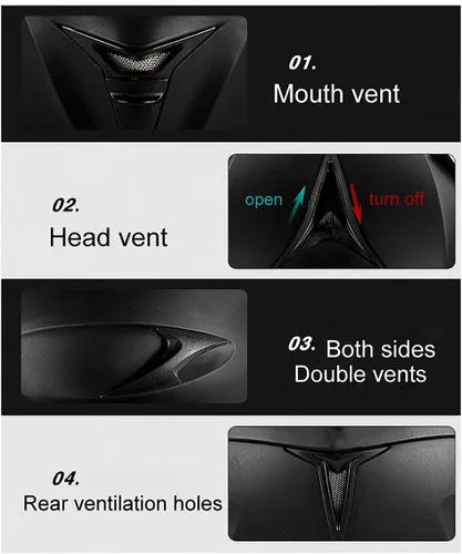 Miniatura 4 de Casco modular SDFGDFD Bluetooth, casco anticolisión de la motocicleta de cara completa ha obtenido la certificación DOT/ECE, casco de moto de cara