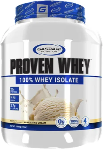Gaspari Nutrition Suero probado, aislado de suero 100% hidrolizado, alto en proteínas, sin lactosa, bajo en carbohidratos y bajo en azúcar (4
